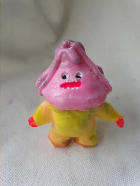 Pink Sparkle Lil Erupter RESIN