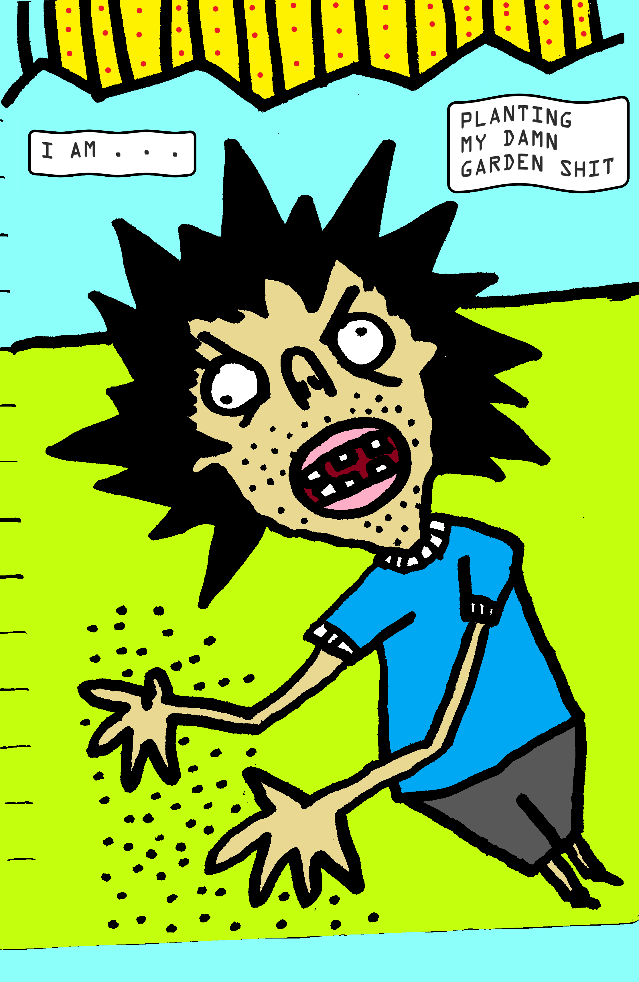 A Page from SHUT UP I'M ON THE COMPUTER SHUT UP!